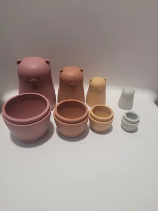 Juguetes Matrioskas Silicona +1 Año