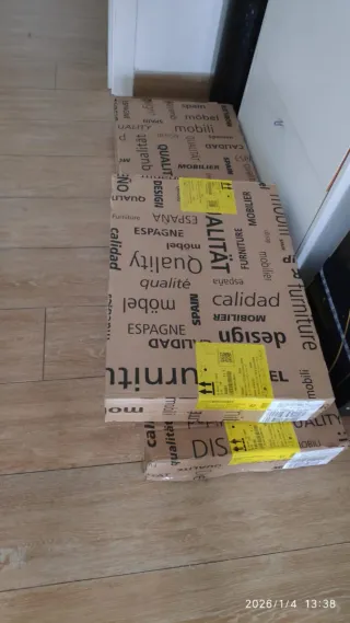 Mueble TV Nuevo sin abrir moderno madera y metal