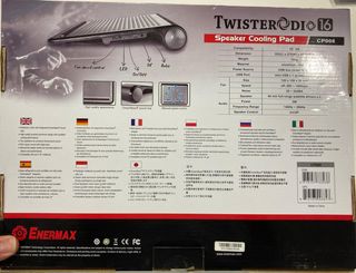 Base Enermax 16" con Altavoces - Ventilador Nuevo