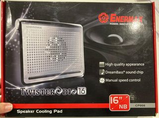 Base Enermax 16" con Altavoces - Ventilador Nuevo