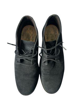 Botines ante azul marino Massimo Dutti T40