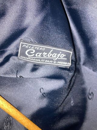 Chaquetón vintage de piel zorro blanco y plateado