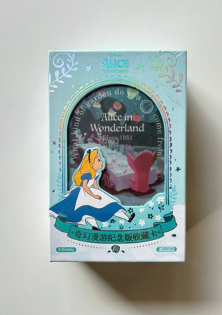 Scatola Display Carte Alice in Wonderland CardFun