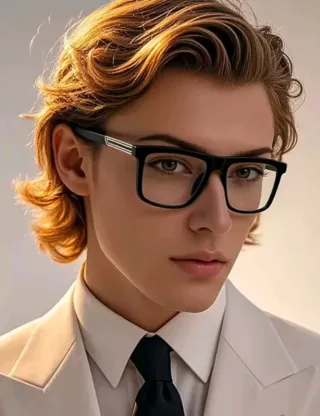 Gafas de pasta negras y doradas graduadas