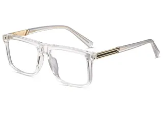 Gafas de pasta negras y doradas graduadas