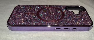 Funda iPhone con Magsafe Brillante Morada