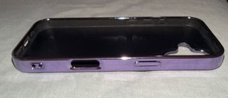 Funda iPhone con Magsafe Brillante Morada