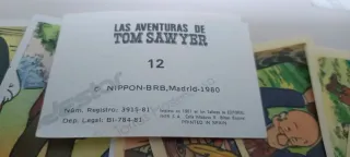 CROMOS AVENTURA TOM SAWYER