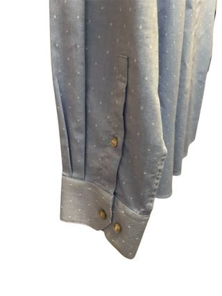 Camisa Calvin Klein azul microestampada