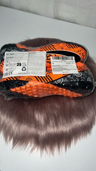 Zapatillas Fútbol Talla 34-35 Naranja