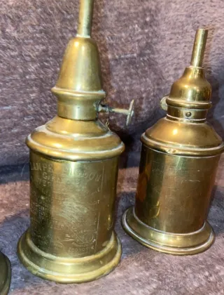 Lámparas antiguas de latón