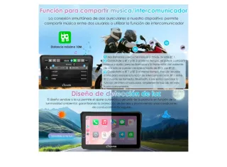 Pantalla Carplay para Moto 7