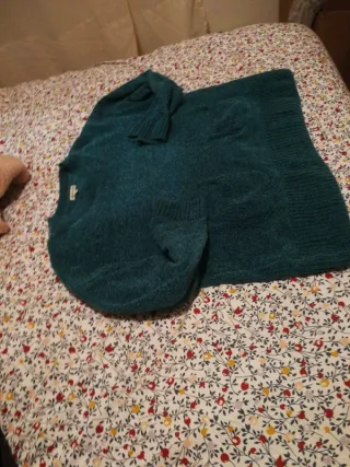 Jersey mujer cuello redondo bolsillos M