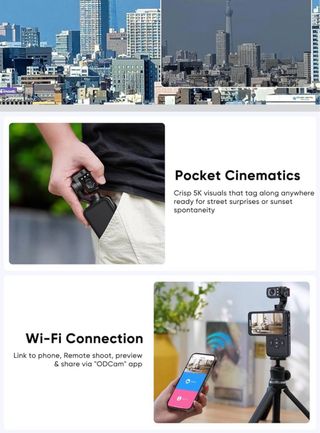 Cámara Ordro M5 ORIGINAL | similar osmo pocket 3