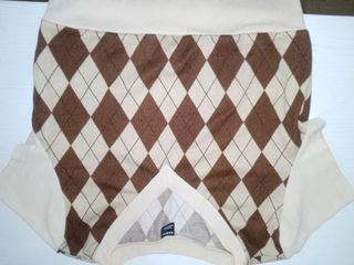 Chaleco de punto con rombos