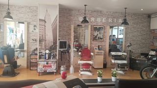 Barbería peluquería.