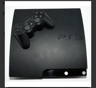 PlayStation 3 (PS3) Negra (sin mando)+ 2 Juegos