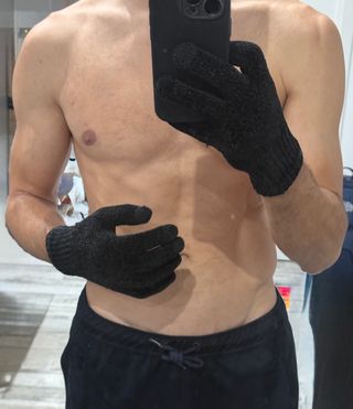 Guantes negros táctiles touch gloves