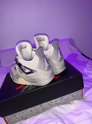 Jordan 4 Gris Plata
