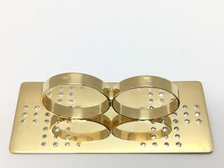 anillo oro 18k con piedra con circonita