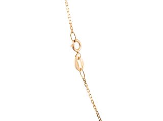 collar oro 18k con piedra 22cm