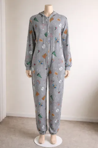 Pijama entero estampado Navidad