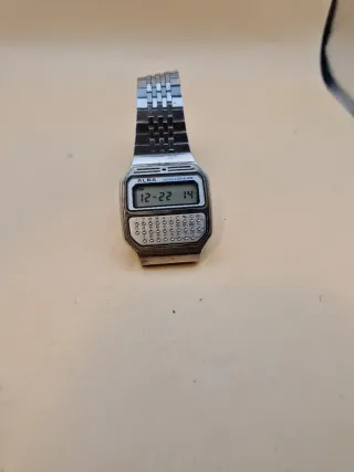 Raro Orologio Vintage ALBA Calculator-Alarm