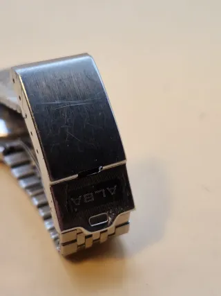 Raro Orologio Vintage ALBA Calculator-Alarm