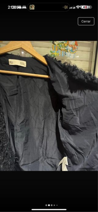 Chaqueta de pelito  azul marino