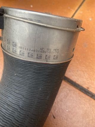 Manguito de interculer bmw serie 3 3.20d lci