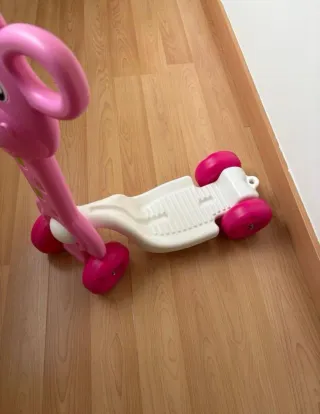 Patinete infantil jirafa rosa