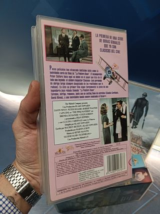 4 cintas, peliculas VHS. especial Peter sellers