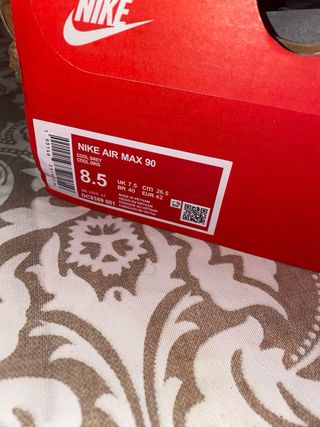 Nike Air Max 90 Gris/Rojo