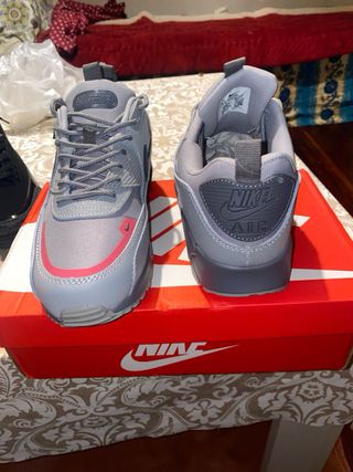 Nike Air Max 90 Gris/Rojo