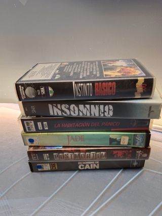 6 películas VHS , especial Suspense