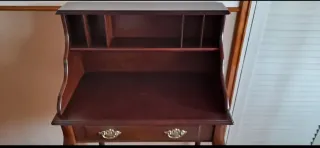 Consola/Tocador/Escritorio Madera y Cristal