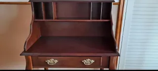 Consola/Tocador/Escritorio Madera y Cristal