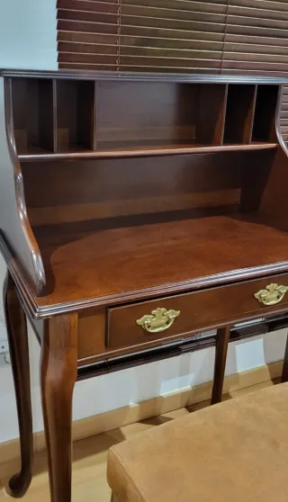 Consola/Tocador/Escritorio Madera y Cristal