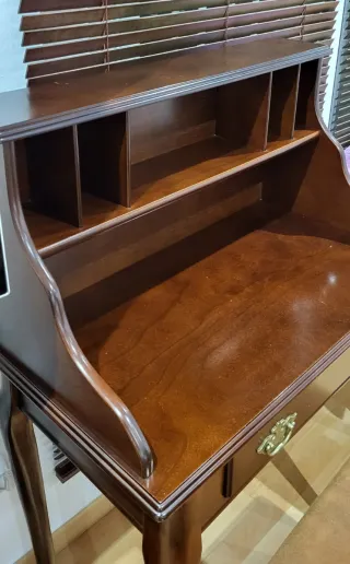 Consola/Tocador/Escritorio Madera y Cristal