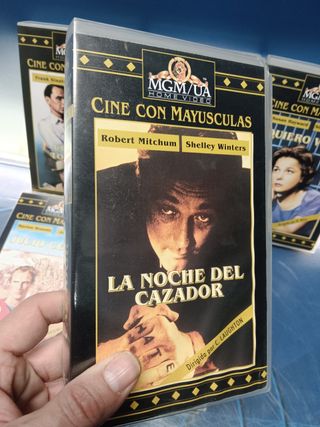 7 cintas, peliculas, VHS, cine con mayusculas MGM/UA