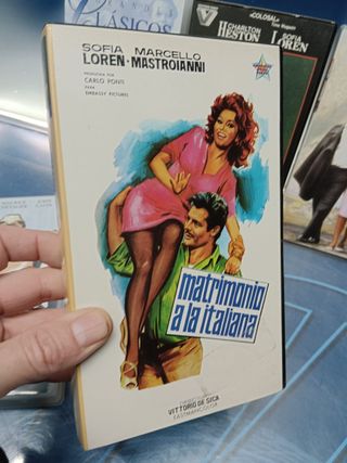 5 vhs, Películas de Sofia Loren