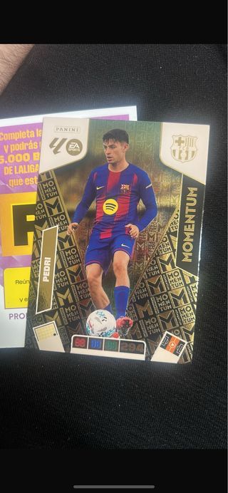 Carta Panini FC Barcelona Pedri Momentum
