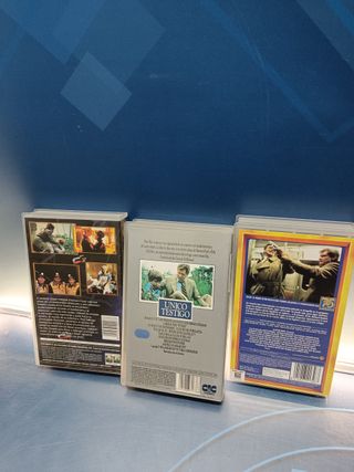 PELÍCULAS VHS , 3 películas especial Harrison Ford-El fugitivo, La calle del adiós, Único testigo