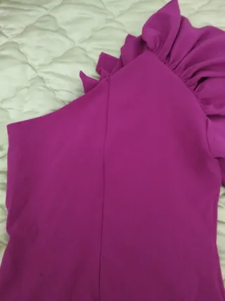 Vestido de fiesta morado