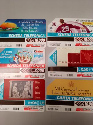 Lotto Schede Telefoniche Telecom Italia