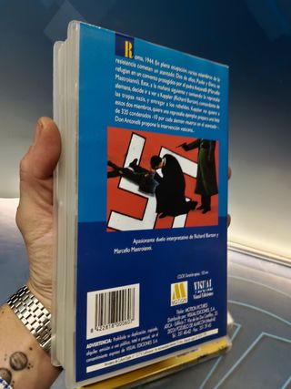 3 cintas, VHS, películas de Marcello Mastroianni