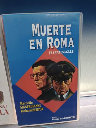 3 cintas, VHS, películas de Marcello Mastroianni