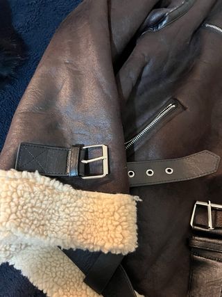 Abrigo borrego marrón