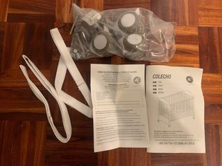 Cuna blanca colecho de madera