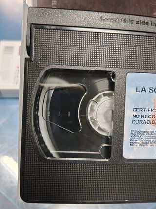 vhs, 3 películas especial Kirk douglas + retrato en marco